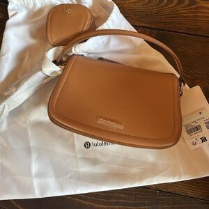 Lululemon Athletica Brown Shoulder Bag